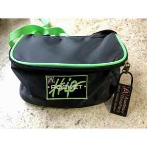 Vintage Academy Broadway Hip Pocket Fanny Pack Neon Green Black Great Condition
